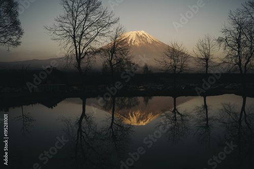 mirror of Mt.Fuji