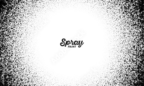 Spray paint splatter pattern