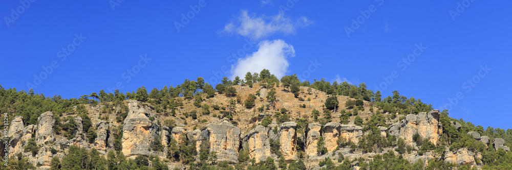 Serrania de Cuenca mountain in Spain