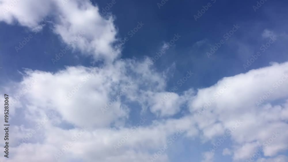 青空と雲 タイムラプス 青空と雲 タイムラプス