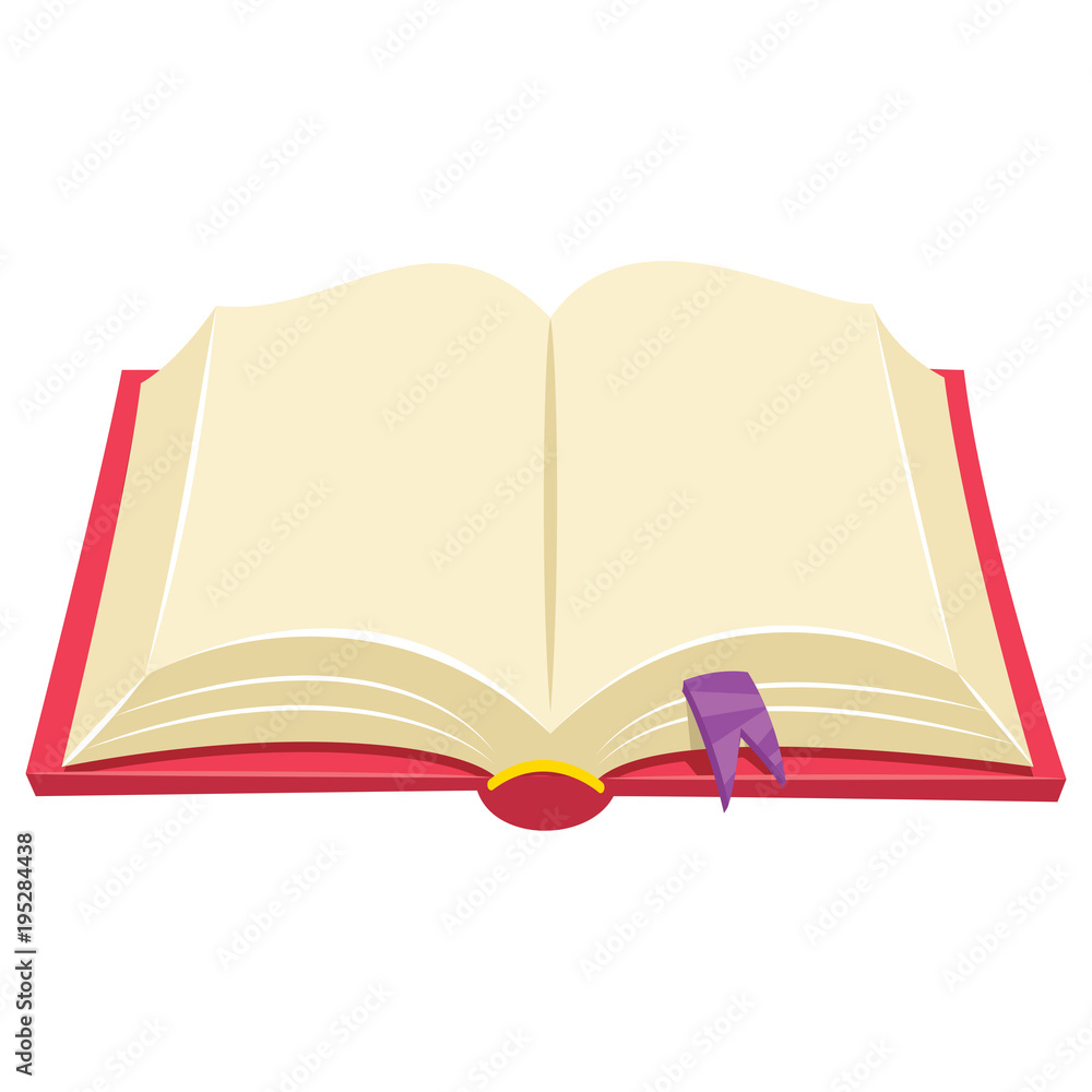 Vector Illustration Of A Book Vector Illustration Of A Book