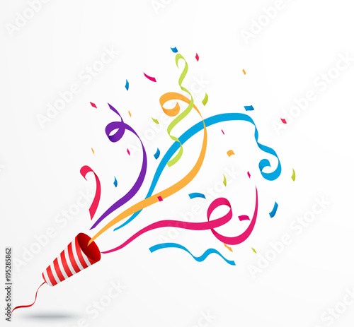 Exploding party popper