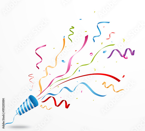 Exploding party popper