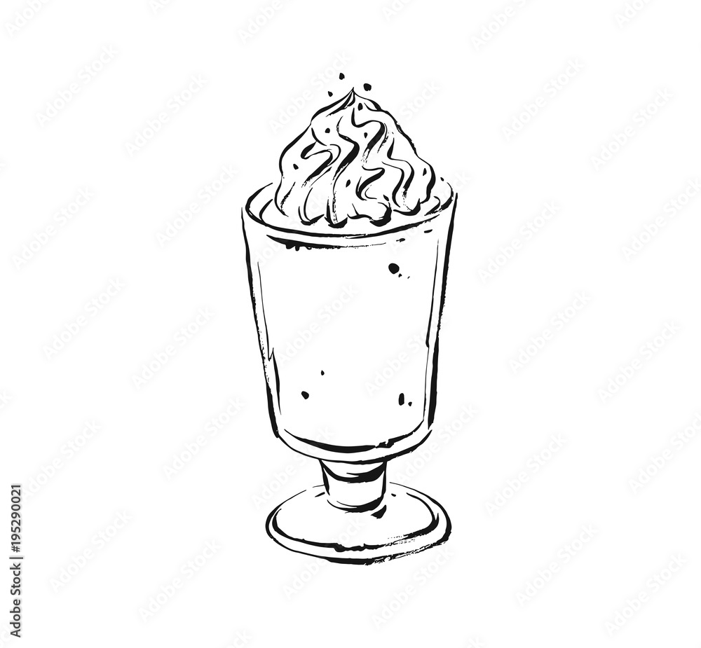 Whipped Cream Drawing