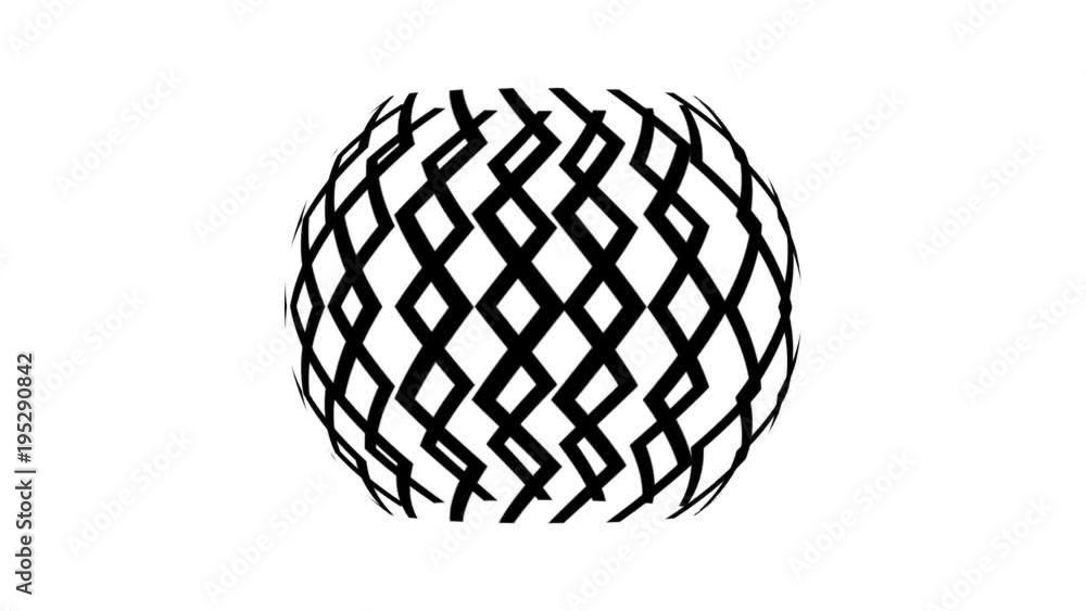 Geometric background video. 3d sphere animation. Kaleidoskope effect. stock footage Geometric background video. 3d sphere animation. Kaleidoskope effect. stock footage