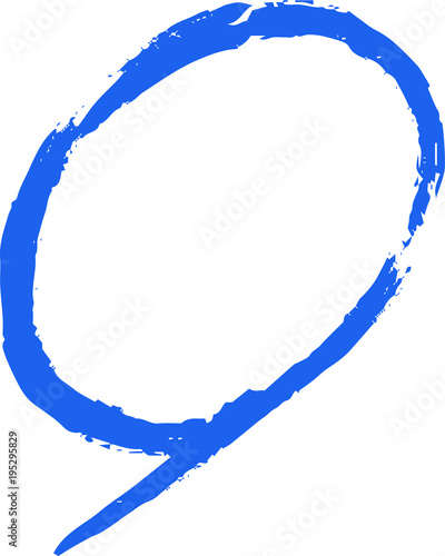 Blue circle 8