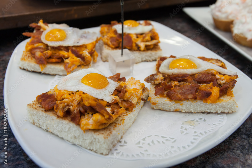 Spanish tapas of the Basque country Spanish tapas of the Basque country