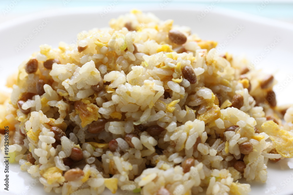 納豆チャーハン 納豆チャーハン