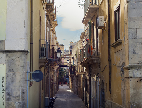 View of the Ortigia street