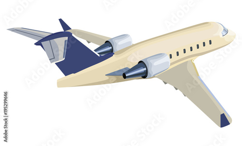 Yelow jet airplane