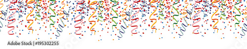 Banner bunte Konfetti