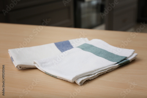 Kitchen towel on table indoors