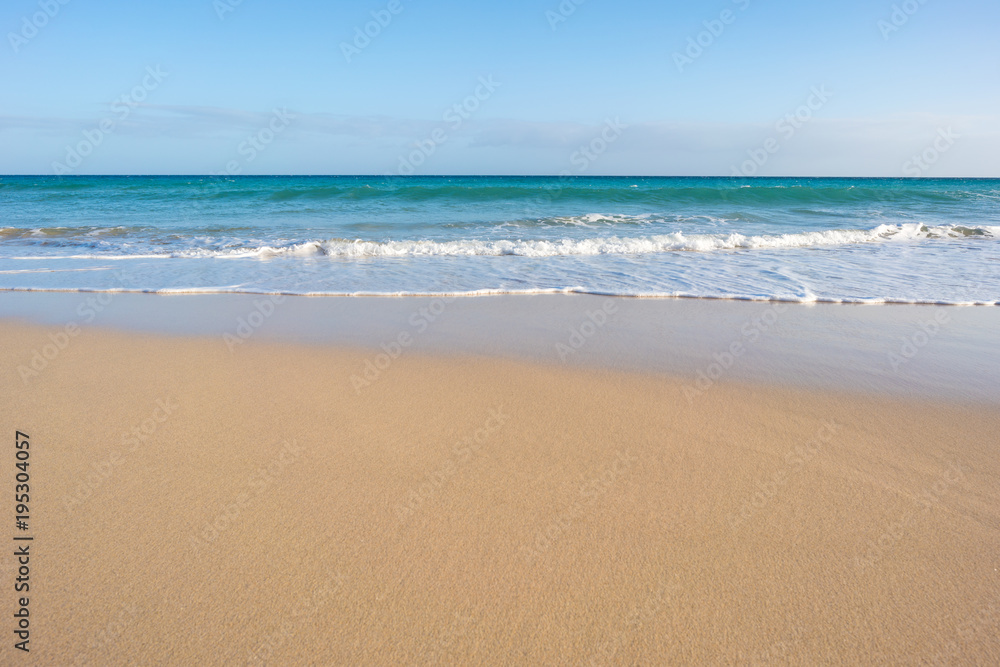 The sand on the beach closeup