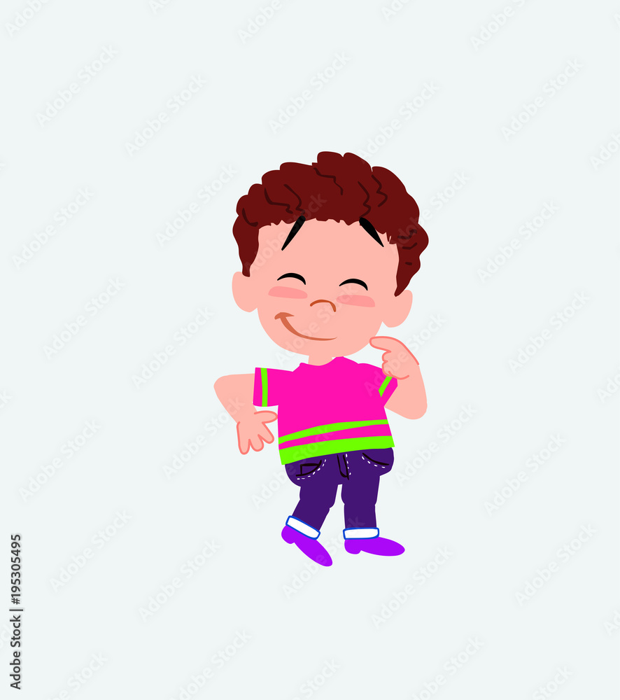 Boy in shirt with funny expression. Boy in shirt with funny expression.