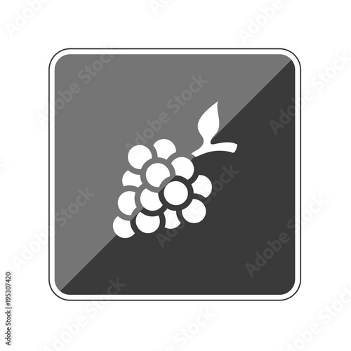 Weintraube - Reflektierender App Button