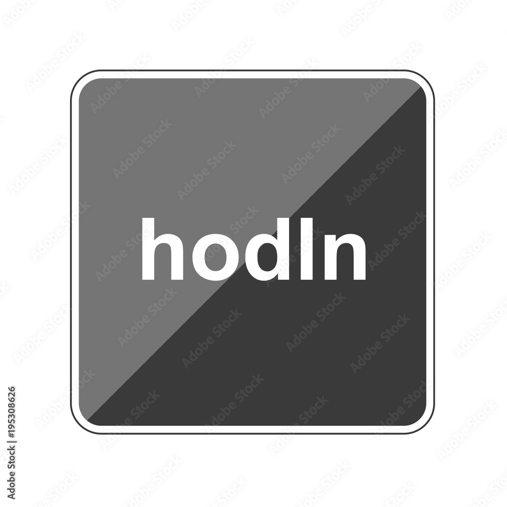 hodln - Reflektierender App Button hodln - Reflektierender App Button