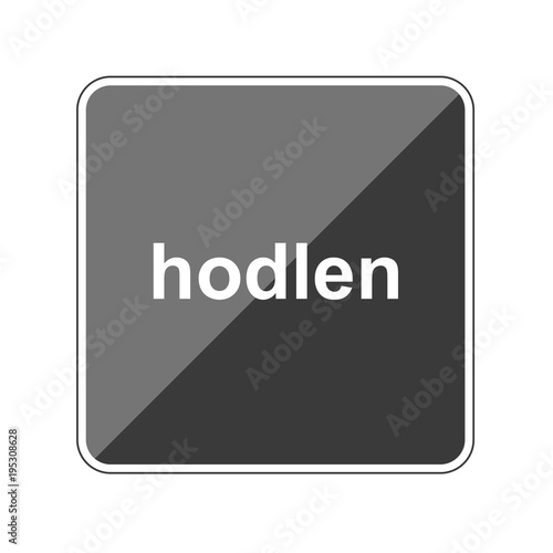 hodlen - Reflektierender App Button