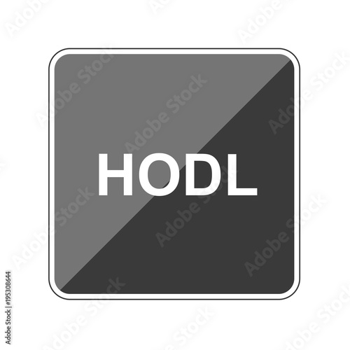 HODL - Reflektierender App Button