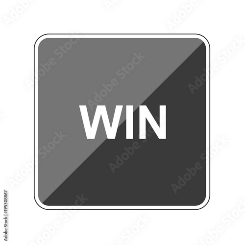 WIN - Reflektierender App Button