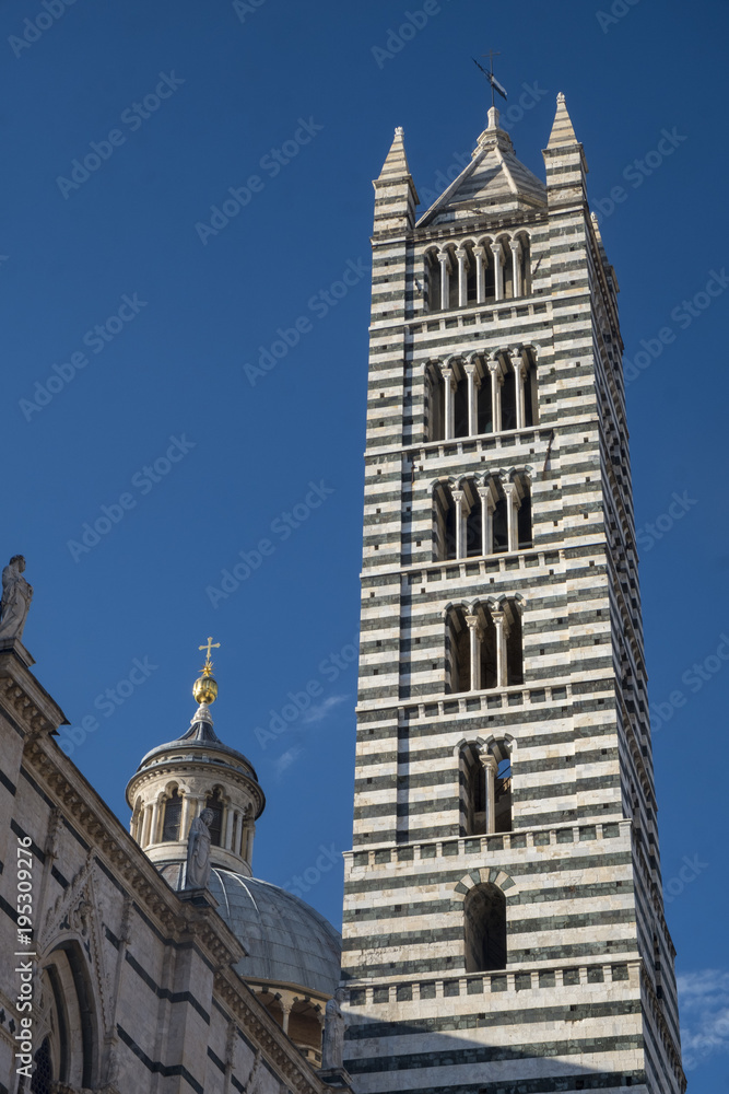 Siena, Italy: historic buildings, the cathedral (Duomo)