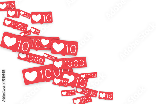 Social media counters.