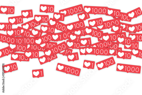 Social media counters.