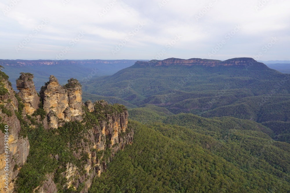Berge in den Blue Mountains in New South Wales, Australien
