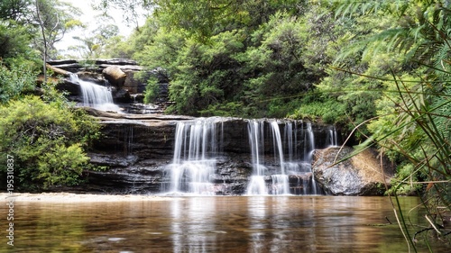 Wasserfall in den Blue Mountains in Australien  New South Wales