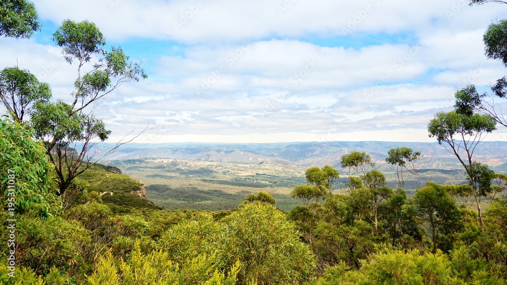 Gebirge Blue Mountains in New South Wales, Australien Gebirge Blue Mountains in New South Wales, Australien