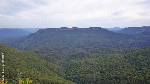 Gebirge Blue Mountains in New South Wales, Australien