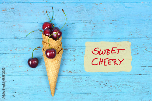 sweet cherries - leckere Kirschen