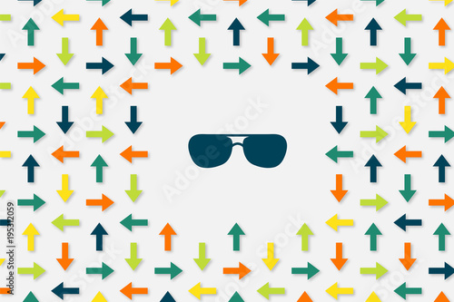 Wallpaper Pfeile - Sonnenbrille