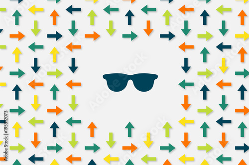 Wallpaper Pfeile - Brille