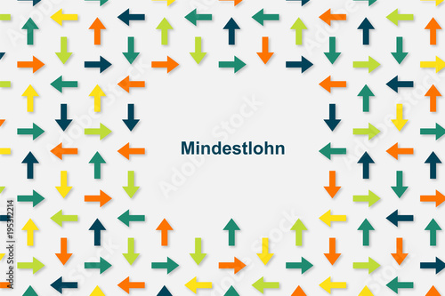 Wallpaper Pfeile - Mindestlohn
