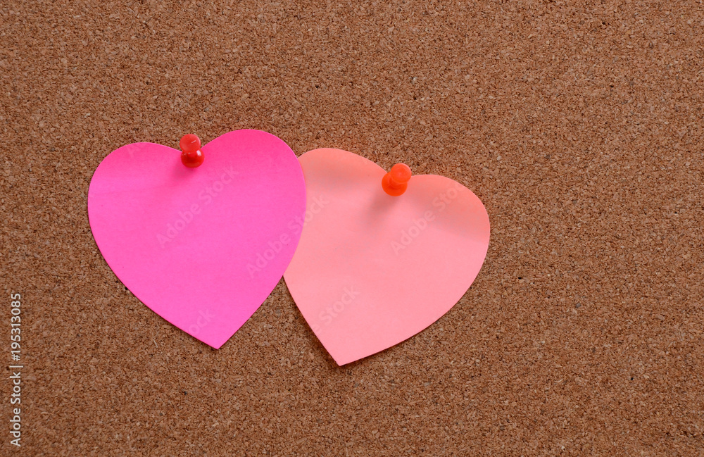 Heart shaped paper notes with envelope Heart shaped paper notes with envelope