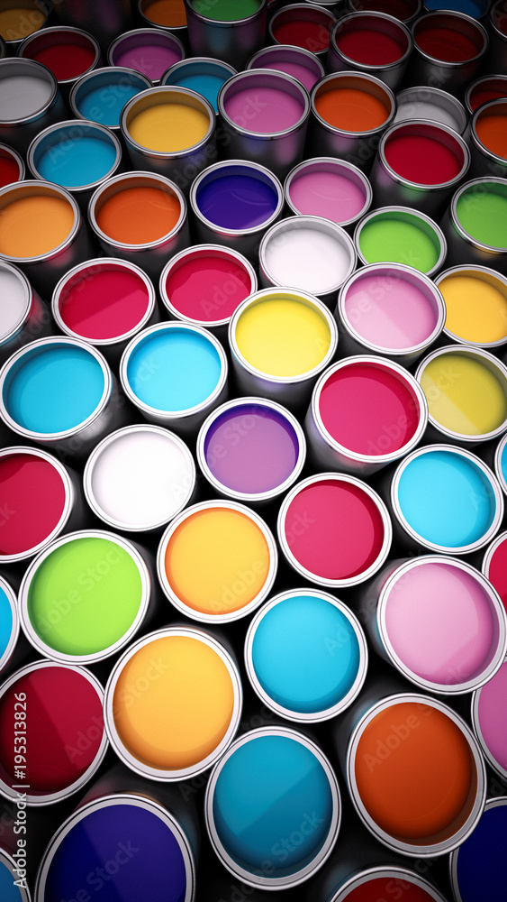 Paint cans Paint cans