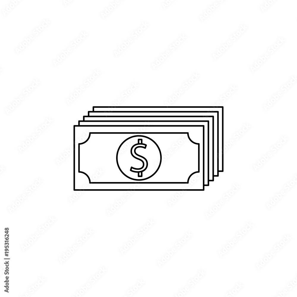 money bills icon. Element of banking icon for mobile concept and web apps. Thin line icon for website design and development, app development. Premium icon money bills icon. Element of banking icon for mobile concept and web apps. Thin line icon for website design and development, app development. Premium icon