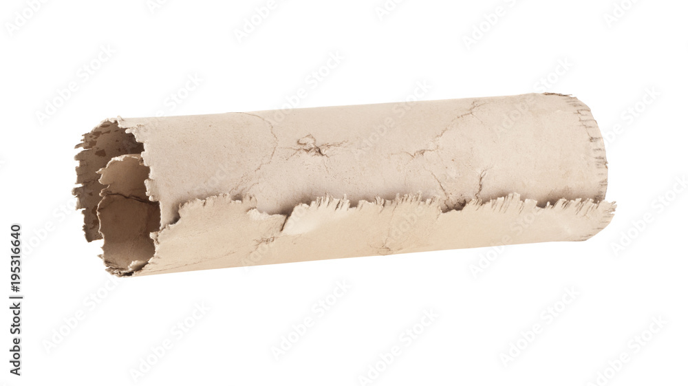 Fototapeta premium old paper isolated on white background