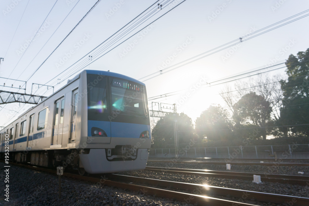 Naklejka premium 鉄道 列車