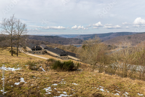 Ausblick in den Nationalpark Eifel von der NS Ordensburg Vogelsang