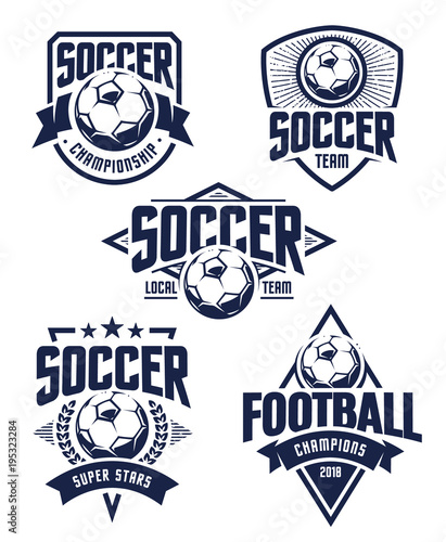Vector Football Emblems