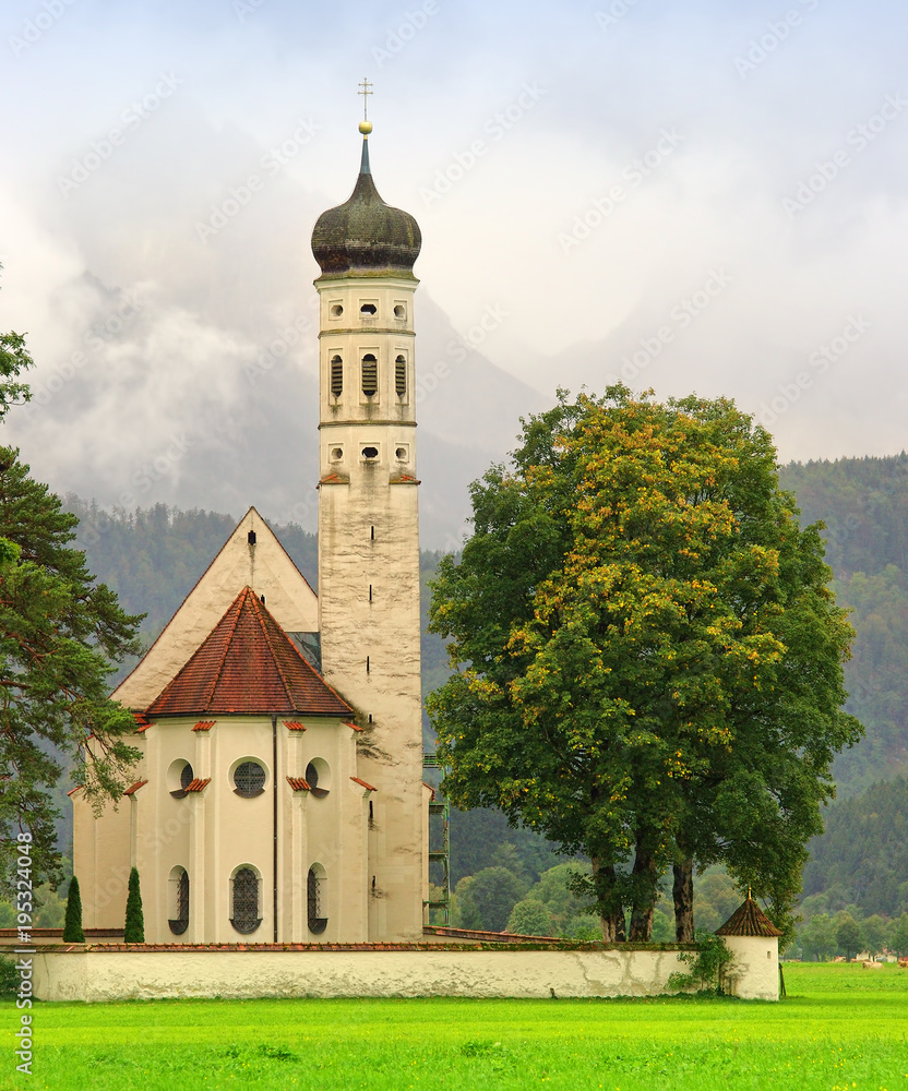 st. Coloman church in Bavaria, Germany
