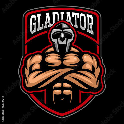 Gladiator logo design.