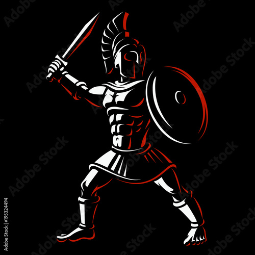 Spartan warrior photo