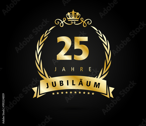 25 Jubilaeum laurel gold