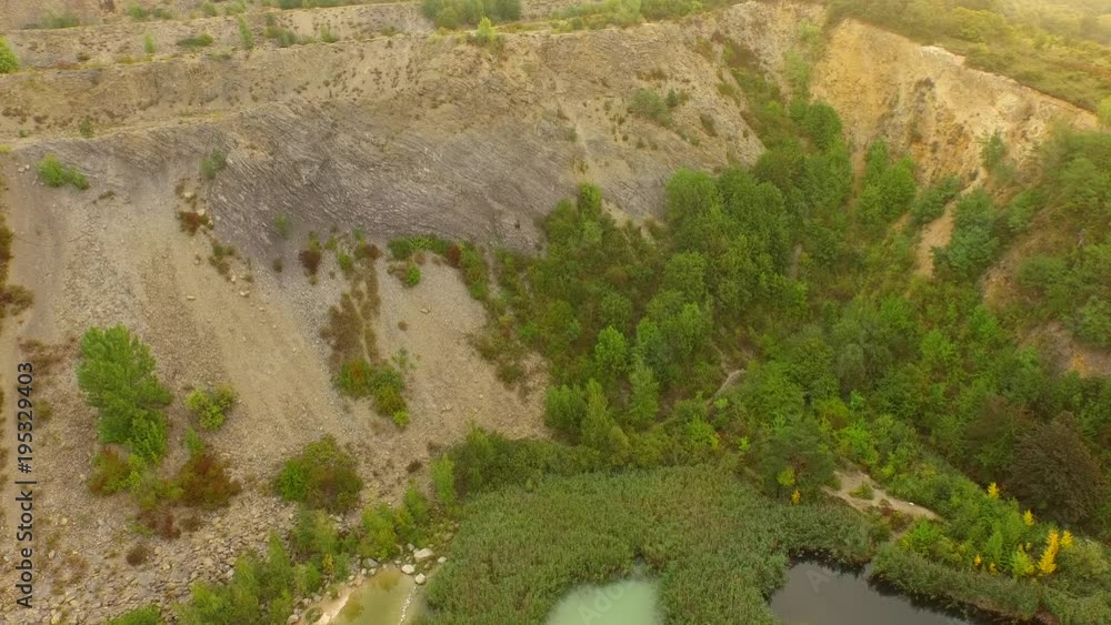 Aerial view of a swamp at morning. Aerial view of a swamp at morning.