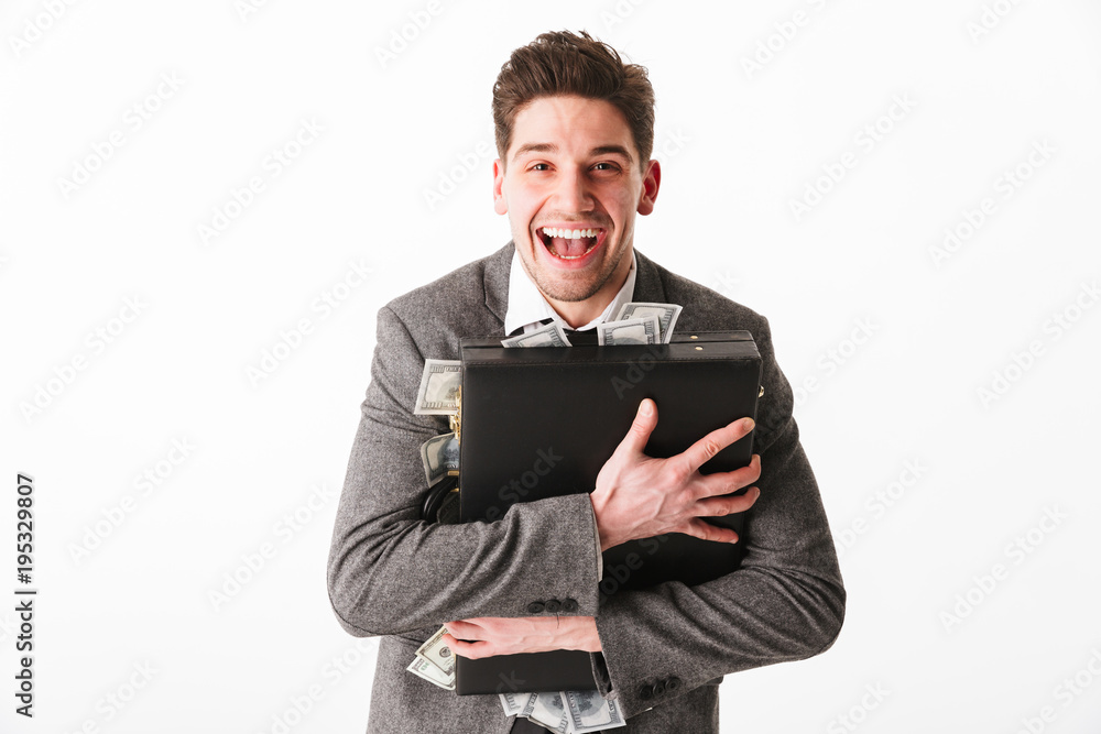 Portrait of a cheerful young businessman Portrait of a cheerful young businessman