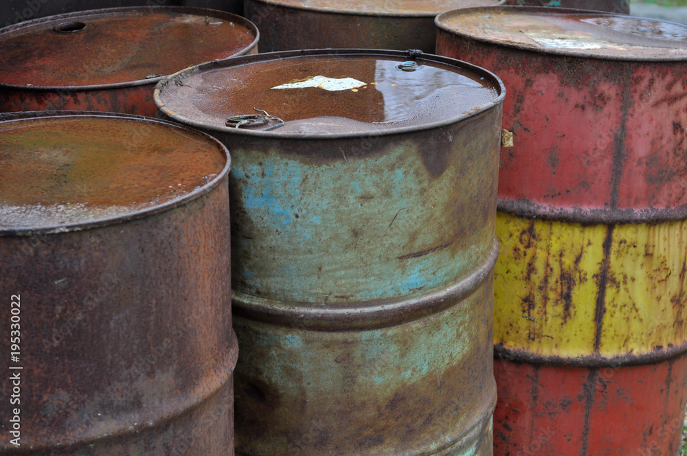 Old Oil Barrels Old Oil Barrels