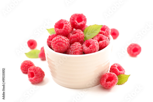 raspberry isolated on white background