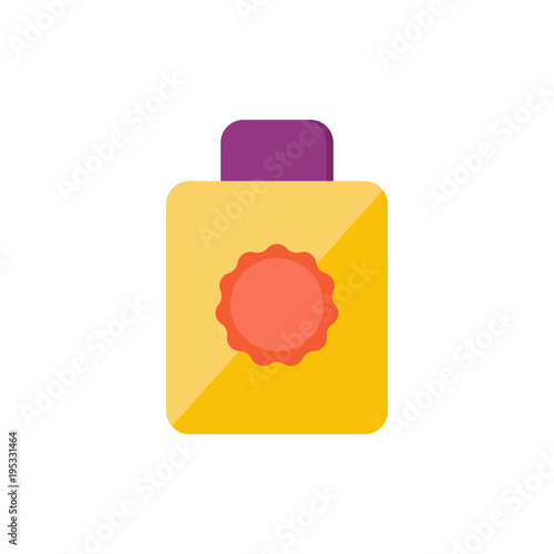 Bottle with suncream